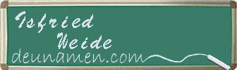 Isfried Weide Visitenkarte